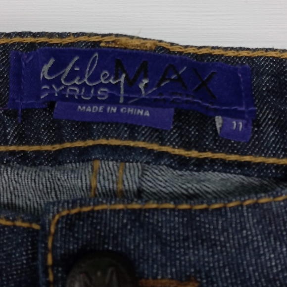 Miley Cyrus Max Azria Blue Jeans size 11 - Picture 2 of 3